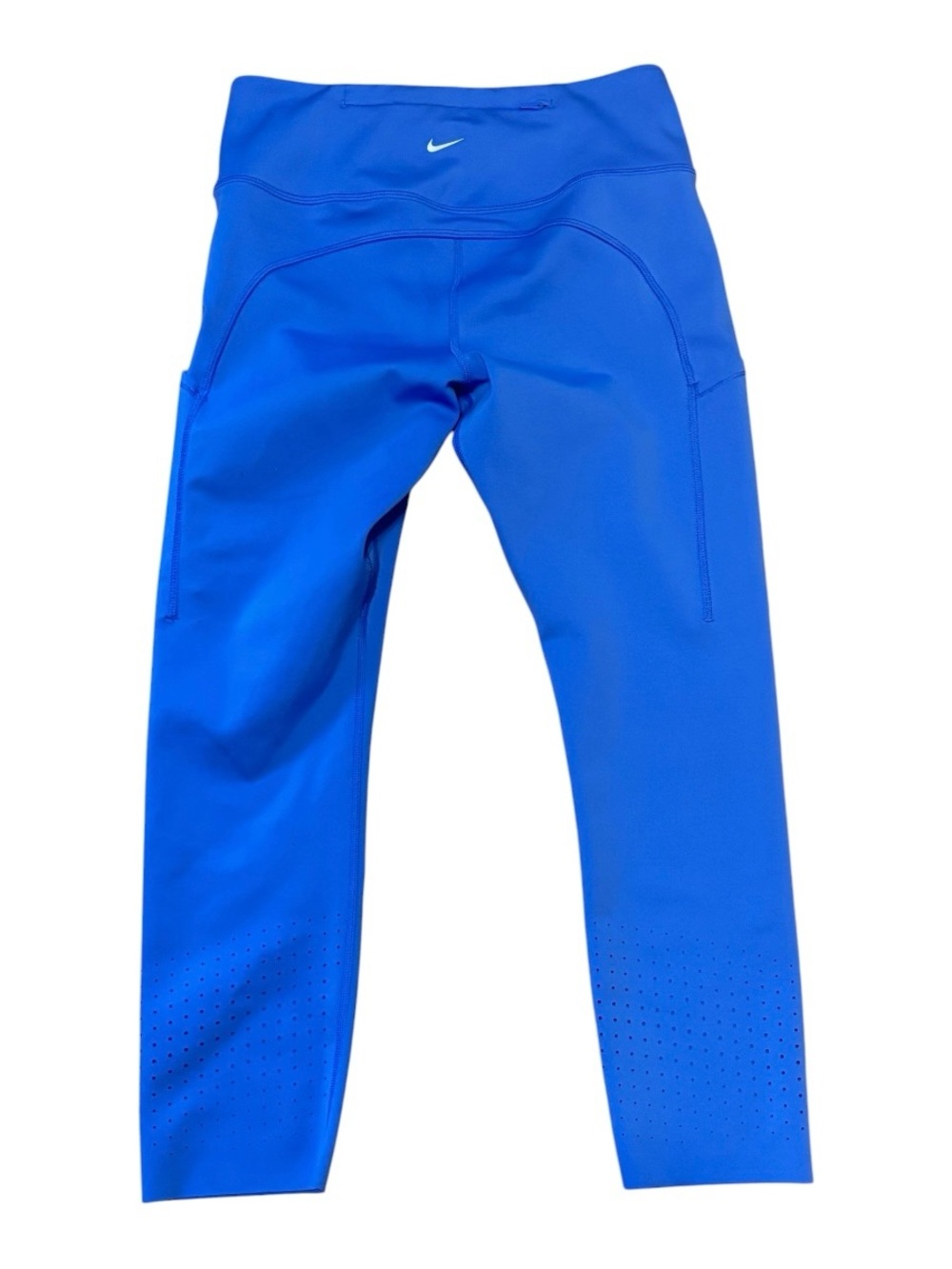 Nike periwinkle Blue High-Waist Running Athletic Leggings Size M like new - Picture 2 of 6